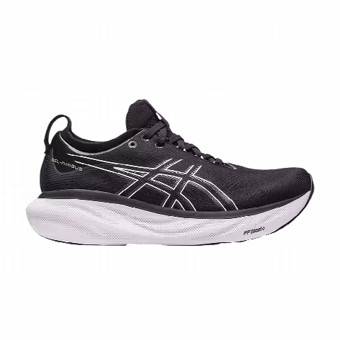 Asics Wmns Gel Nimbus 25 Wide 'Black Pure Silver'