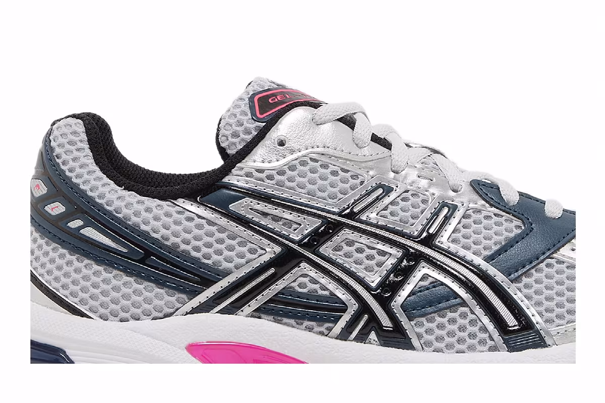 ASICS Women's Gel 1130 Silver Navy Pink, view 3
