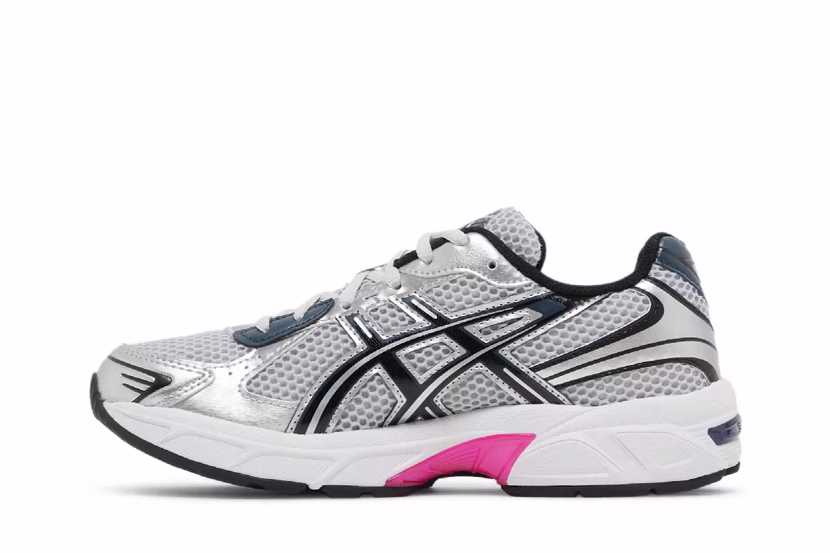 ASICS Women's Gel 1130 Silver Navy Pink, view 4