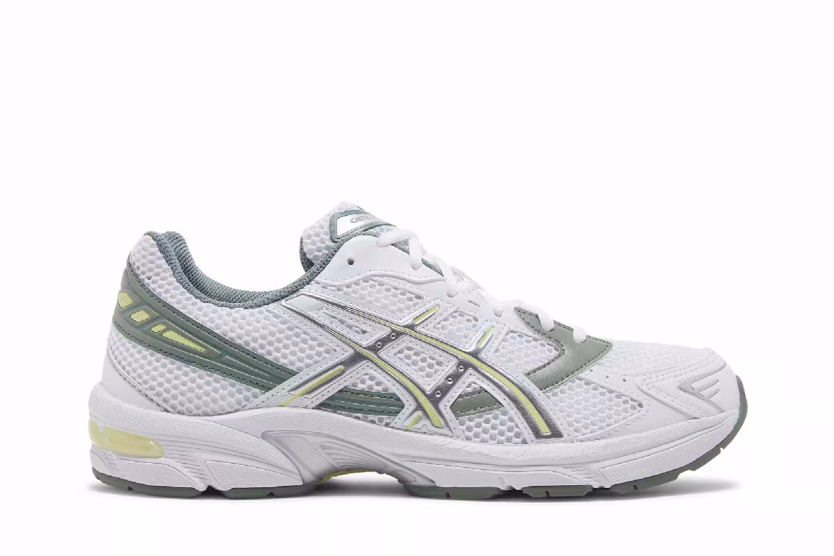 ASICS Gel 1130 White Jade Yellow, view 2