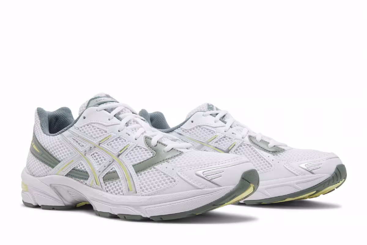 ASICS Gel 1130 White Jade Yellow, view 9