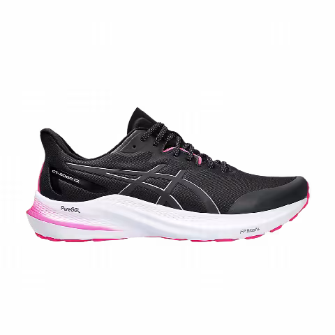 Asics GT 2000 12 Lite-Show 'Black Pure Silver'