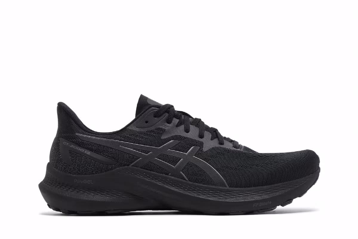 ASICS GT 2000 12 Triple Black, view 2