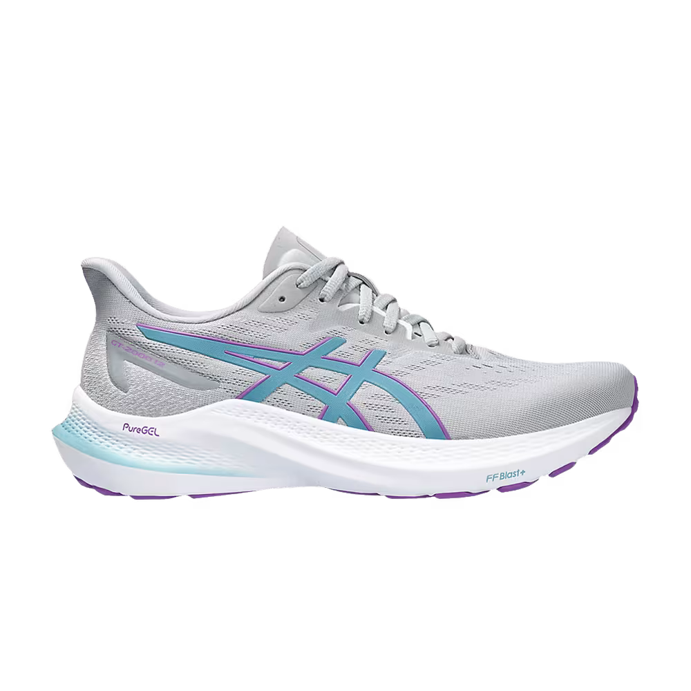 Asics Women's GT 2000 12 Piedmont Grey Gris Blue