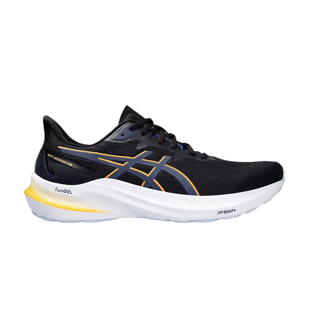 Asics GT 2000 12 Black Fellow Yellow