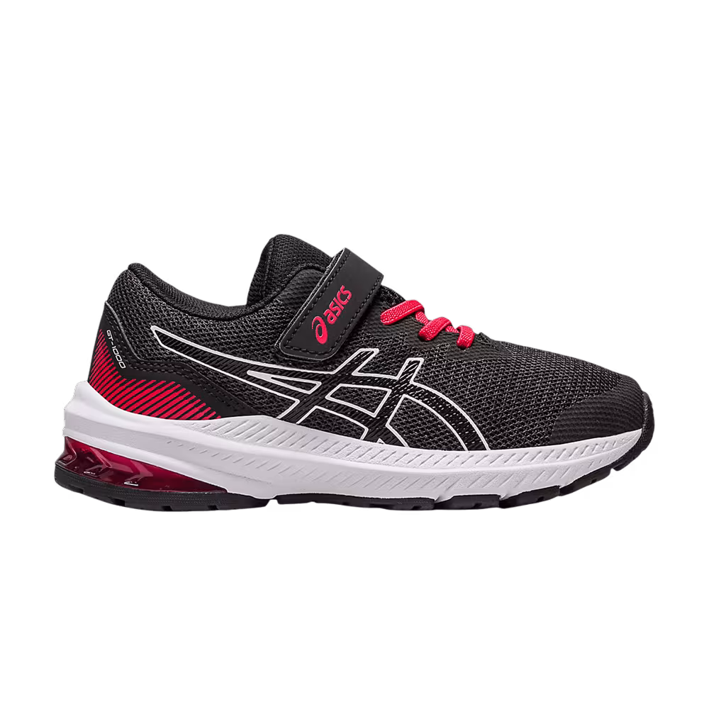 Asics GT 1000 11 PS Black Electric Red