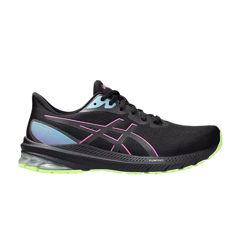 Asics Women's GT 1000 12 GORE-TEX Black Hot Pink