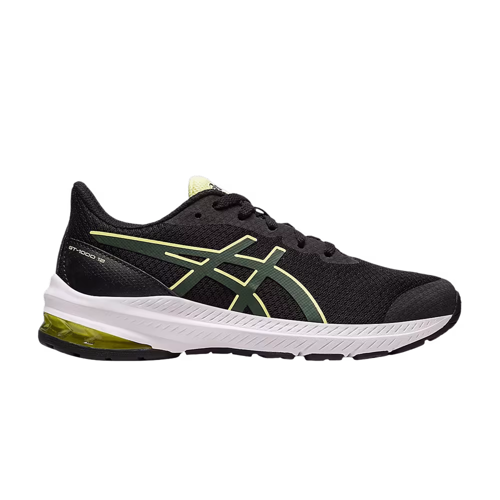 Asics GT 1000 12 GS Black Rain Forest