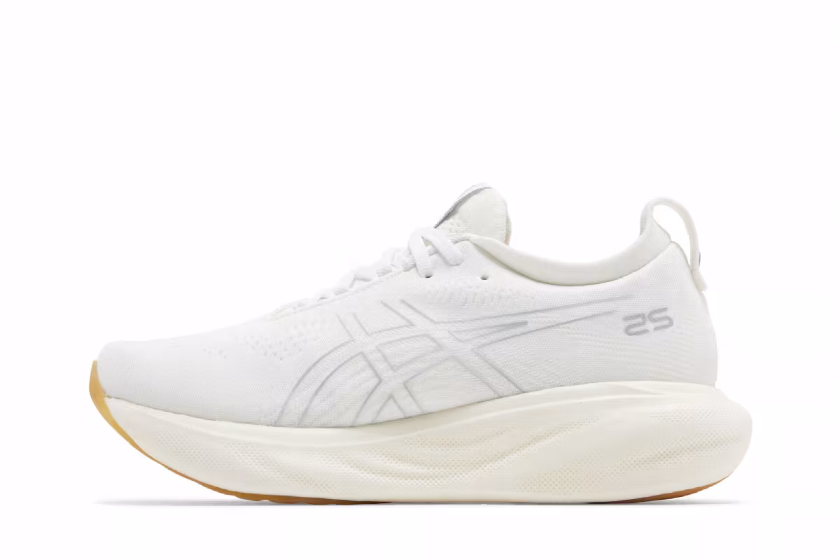 ASICS Women's Gel Nimbus 25 White Gum, view 4
