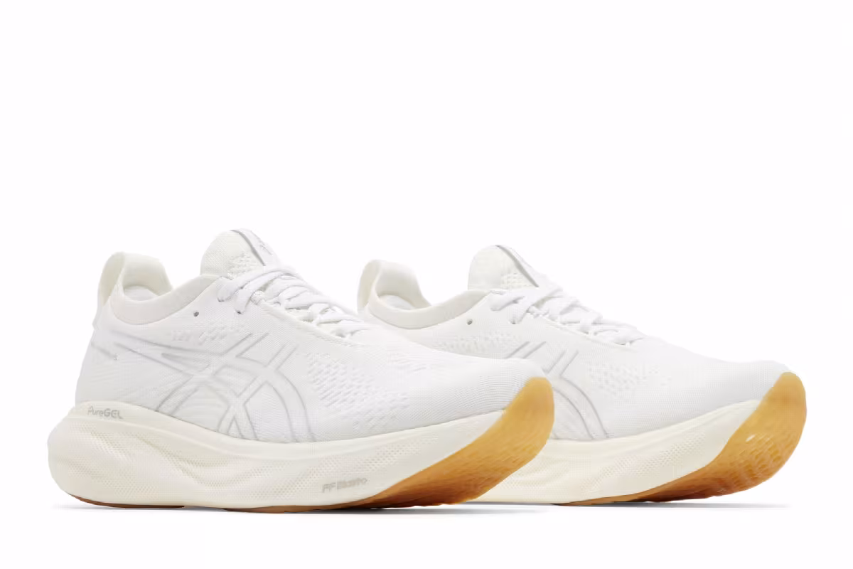 ASICS Women's Gel Nimbus 25 White Gum, view 9