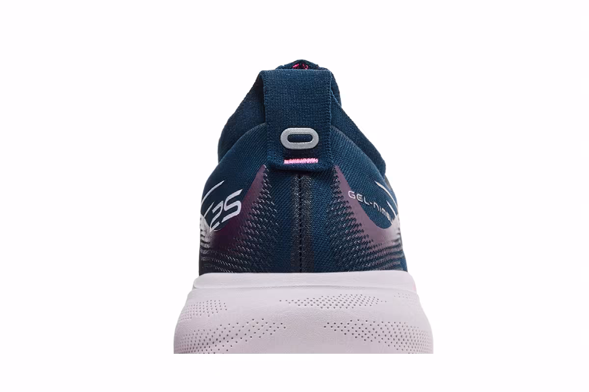 ASICS Women's Gel Nimbus 25 French Blue Lilac Hint, view 8
