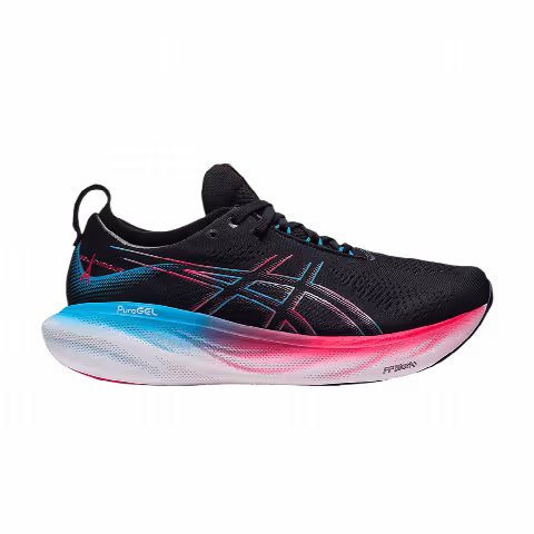 Asics Gel Nimbus 25 'Black Electric Red'