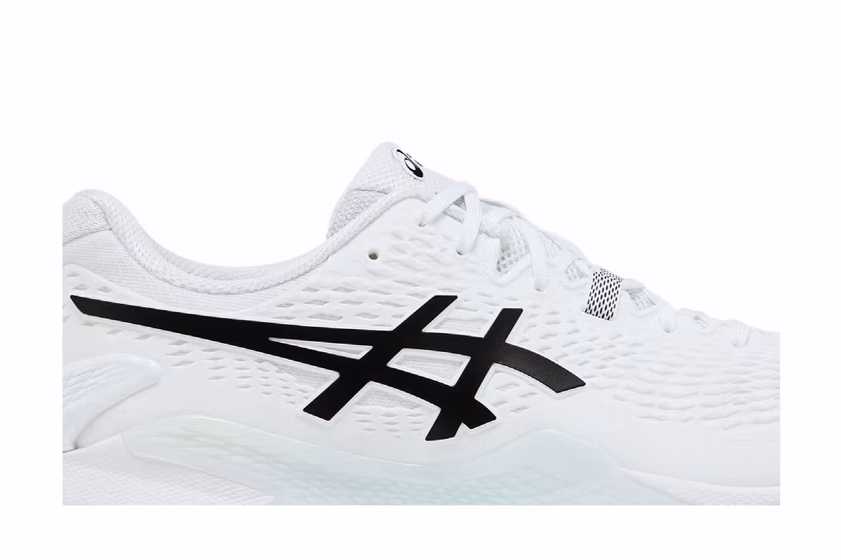 ASICS Gel Resolution 9 White Black, view 3