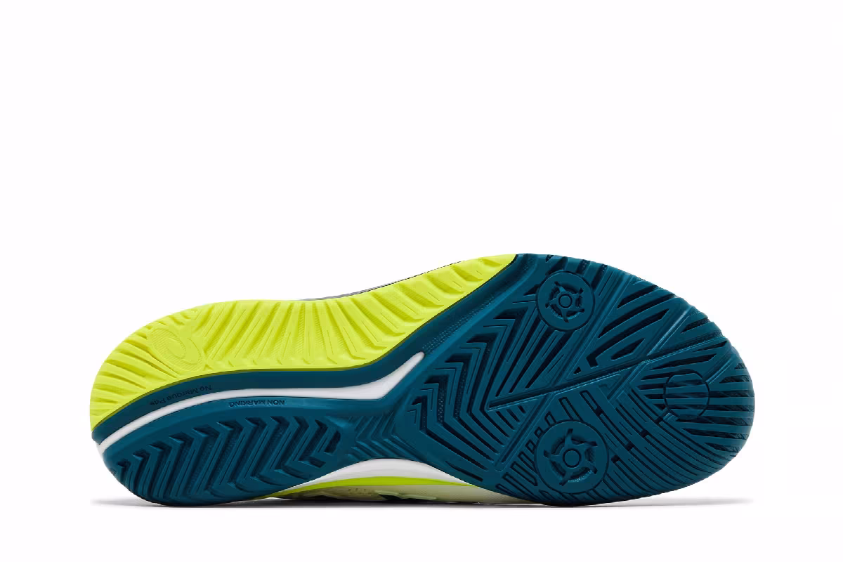 ASICS Gel Resolution 9 Wide White Restful Teal, view 5