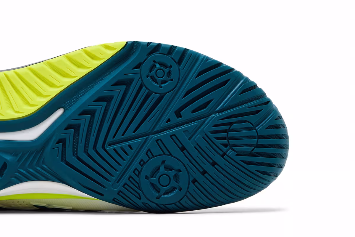 ASICS Gel Resolution 9 Wide White Restful Teal, view 6