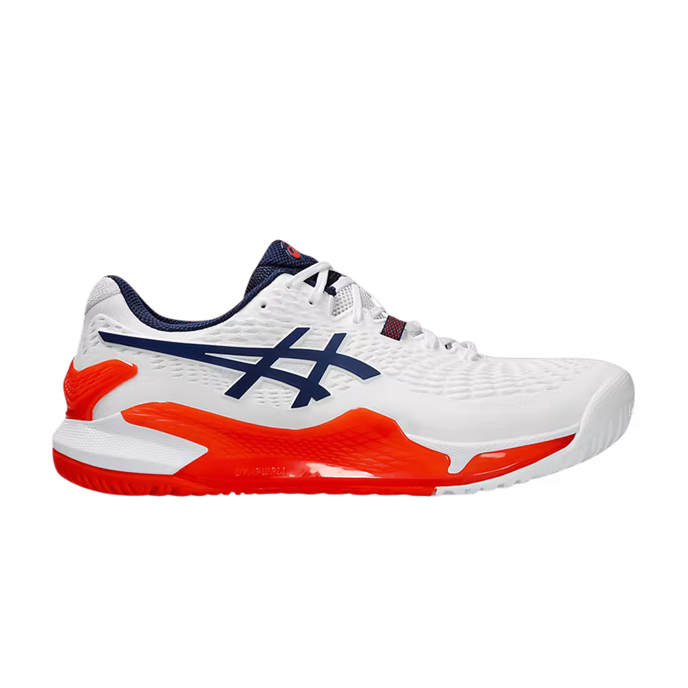 ASICS Gel Resolution 9 Wide White Blue Expanse Koi