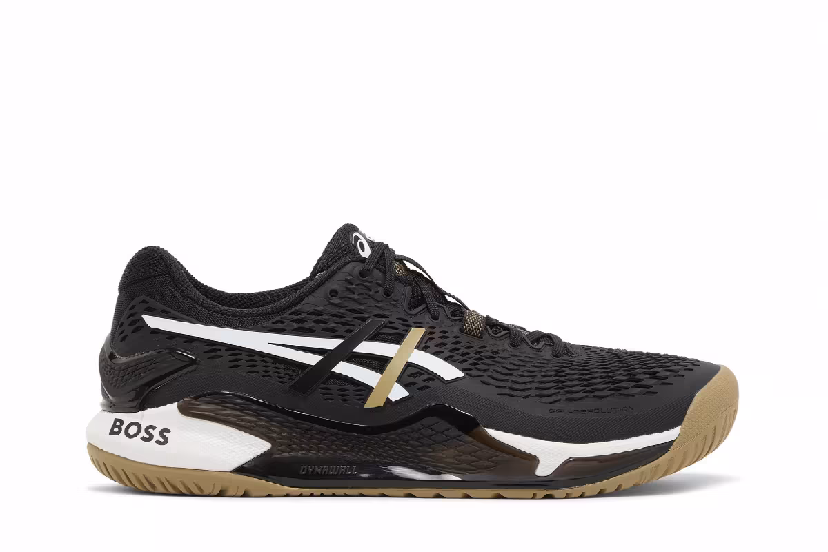 ASICS Gel Resolution 9 Black Camel, view 2