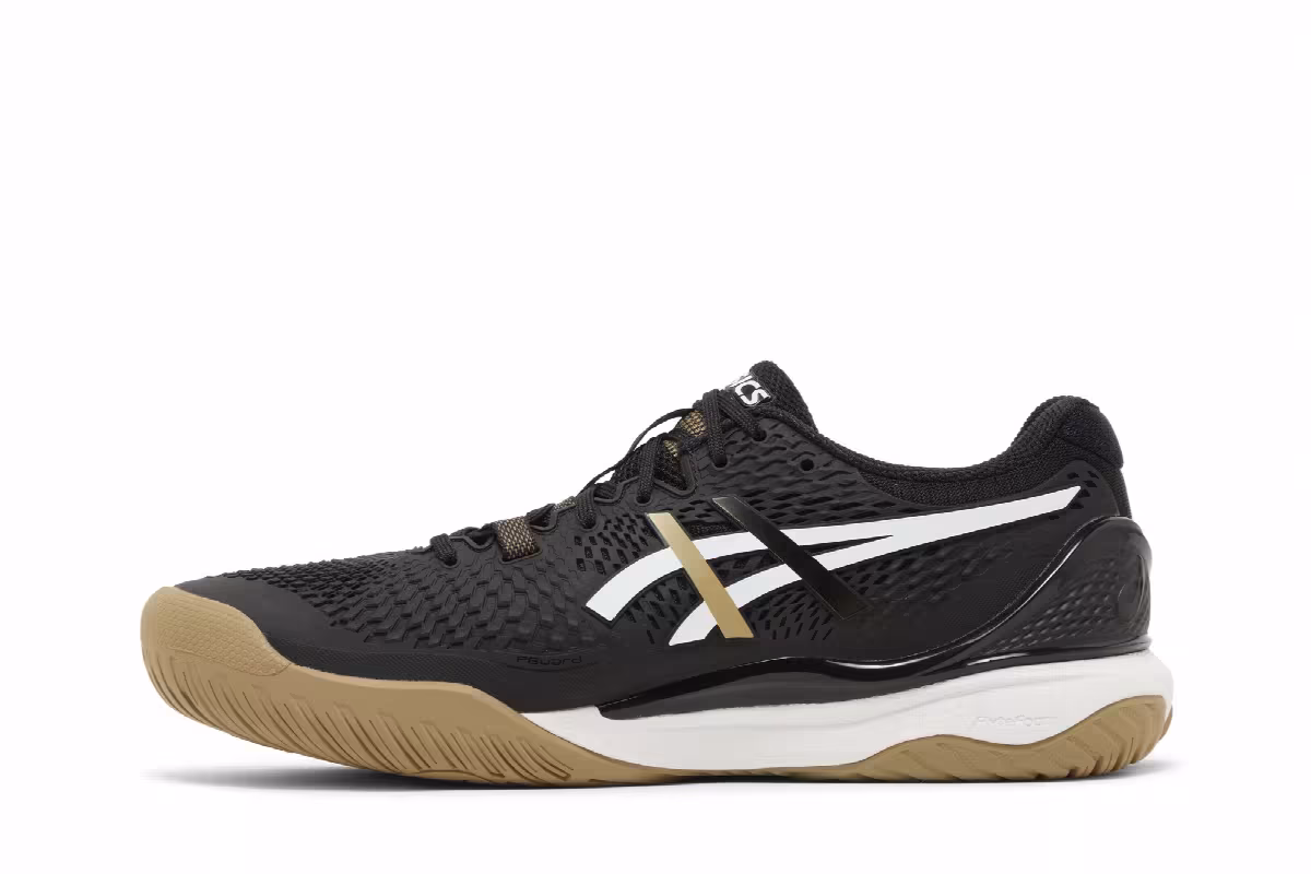 ASICS Gel Resolution 9 Black Camel, view 4