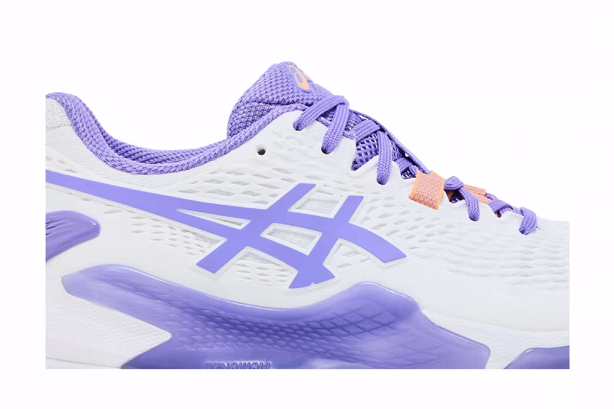 ASICS Women's Gel Resolution 9 White Amethyst, view 3