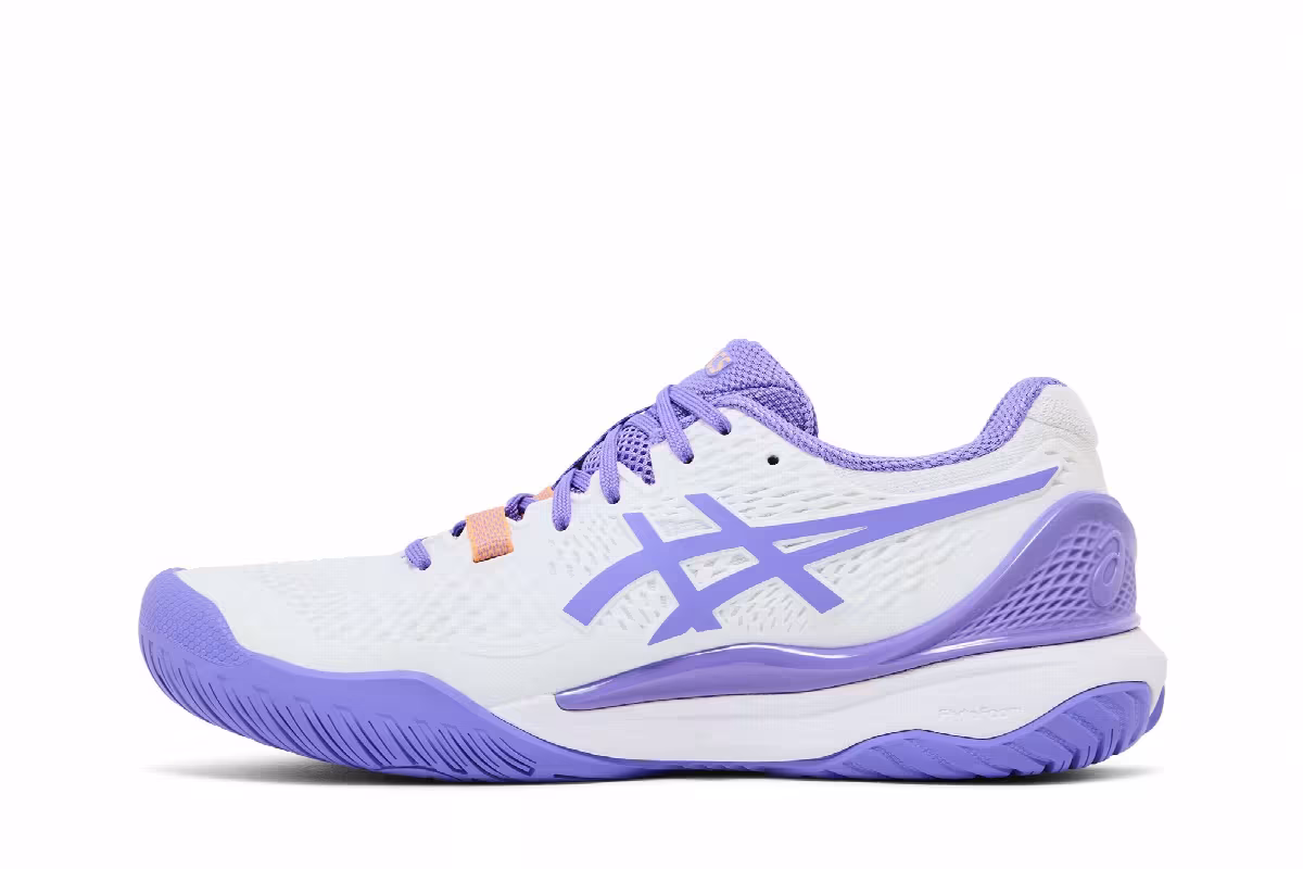 ASICS Women's Gel Resolution 9 White Amethyst, view 4