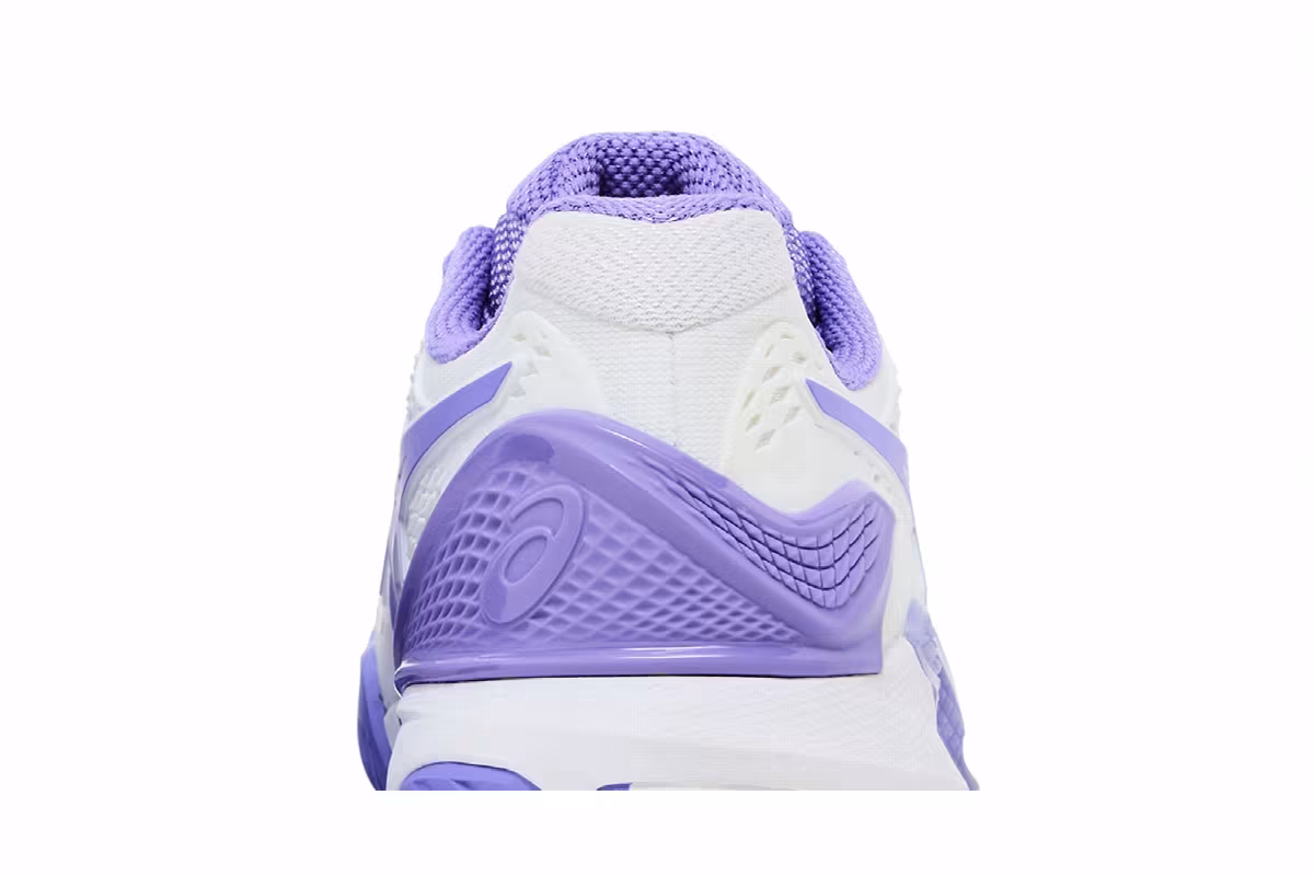 ASICS Women's Gel Resolution 9 White Amethyst, view 8