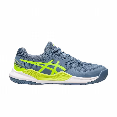 Asics Gel Resolution 9 GS 'Steel Blue Hazard Green'