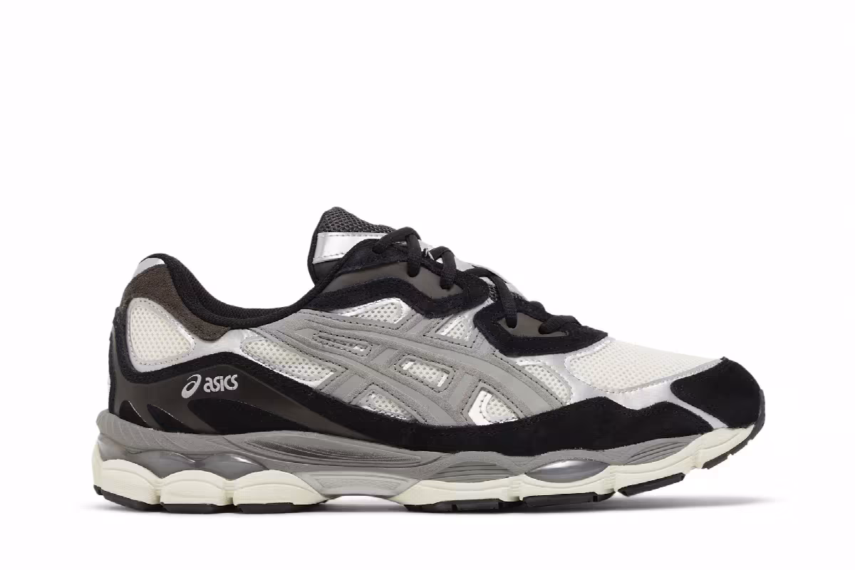 ASICS Gel NYC Black Ivory Grey, view 2