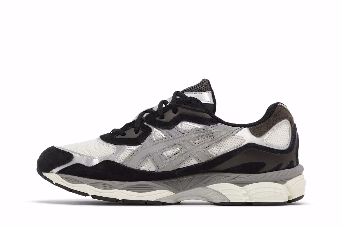 ASICS Gel NYC Black Ivory Grey, view 4