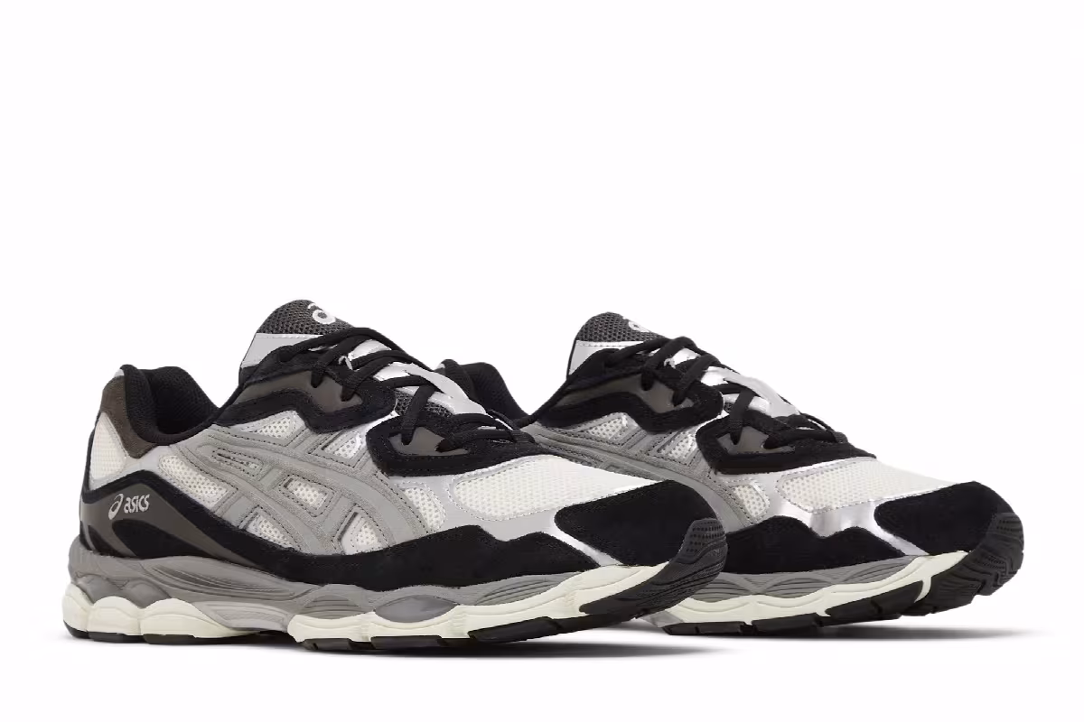 ASICS Gel NYC Black Ivory Grey, view 9
