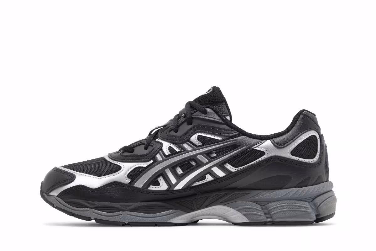 ASICS Gel NYC Black Graphite Grey, view 4