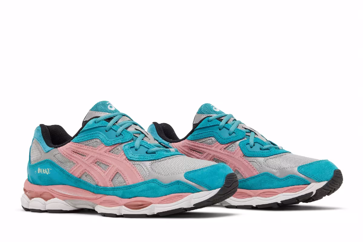 Awake NY x ASICS Gel NYC Teal Pink, view 9