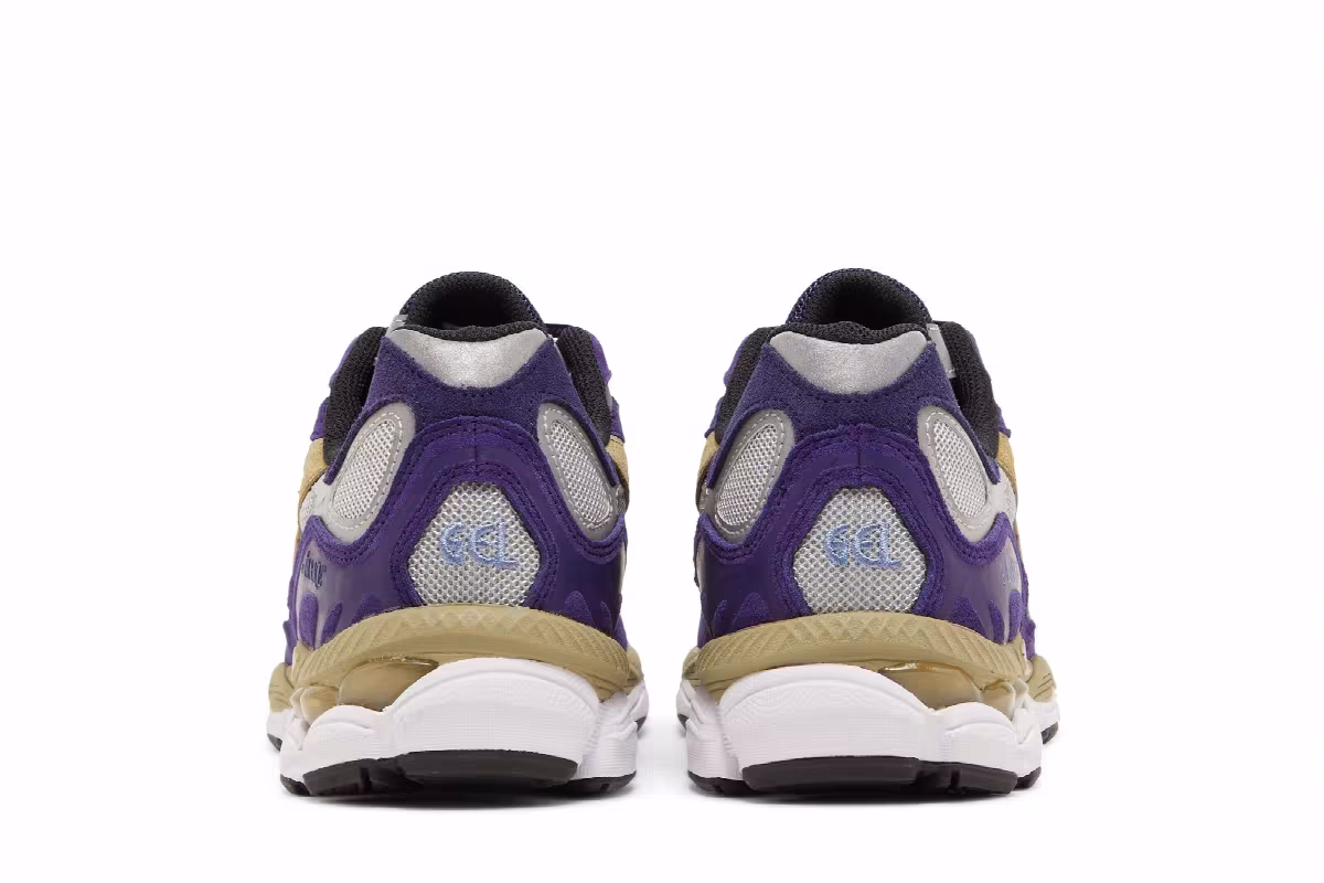 Awake NY x ASICS Gel NYC Purple Gold, view 7