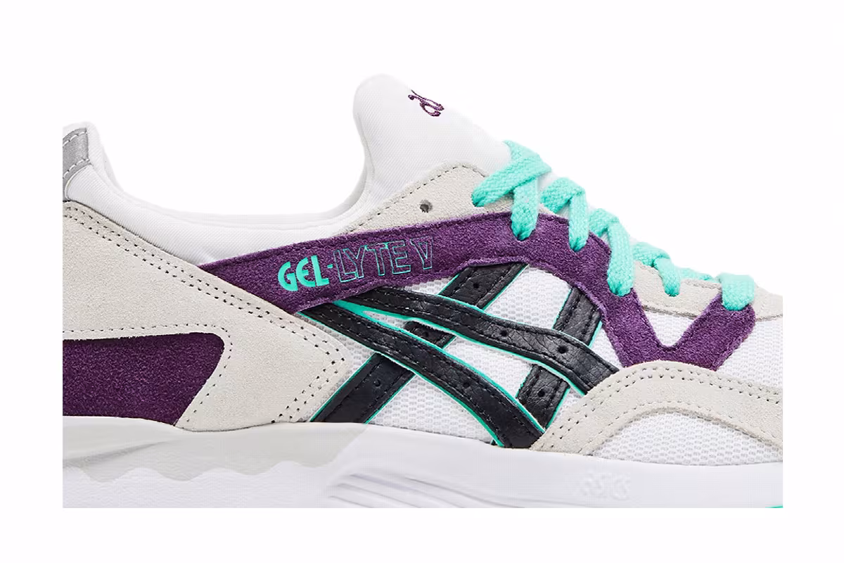 ASICS Gel Lyte 5 White Purple Mint, view 3