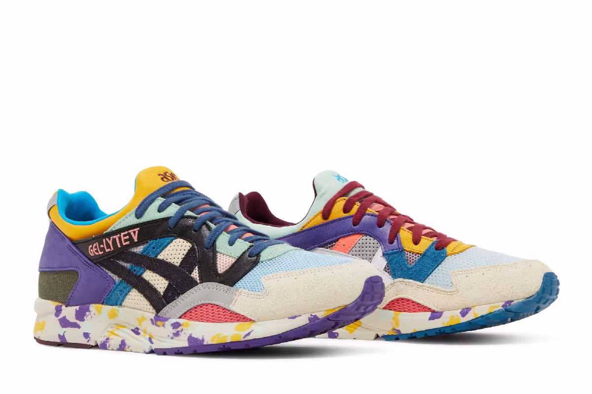 ASICS Gel Lyte 5 RE:MATERIAL - Purple Yellow, view 9