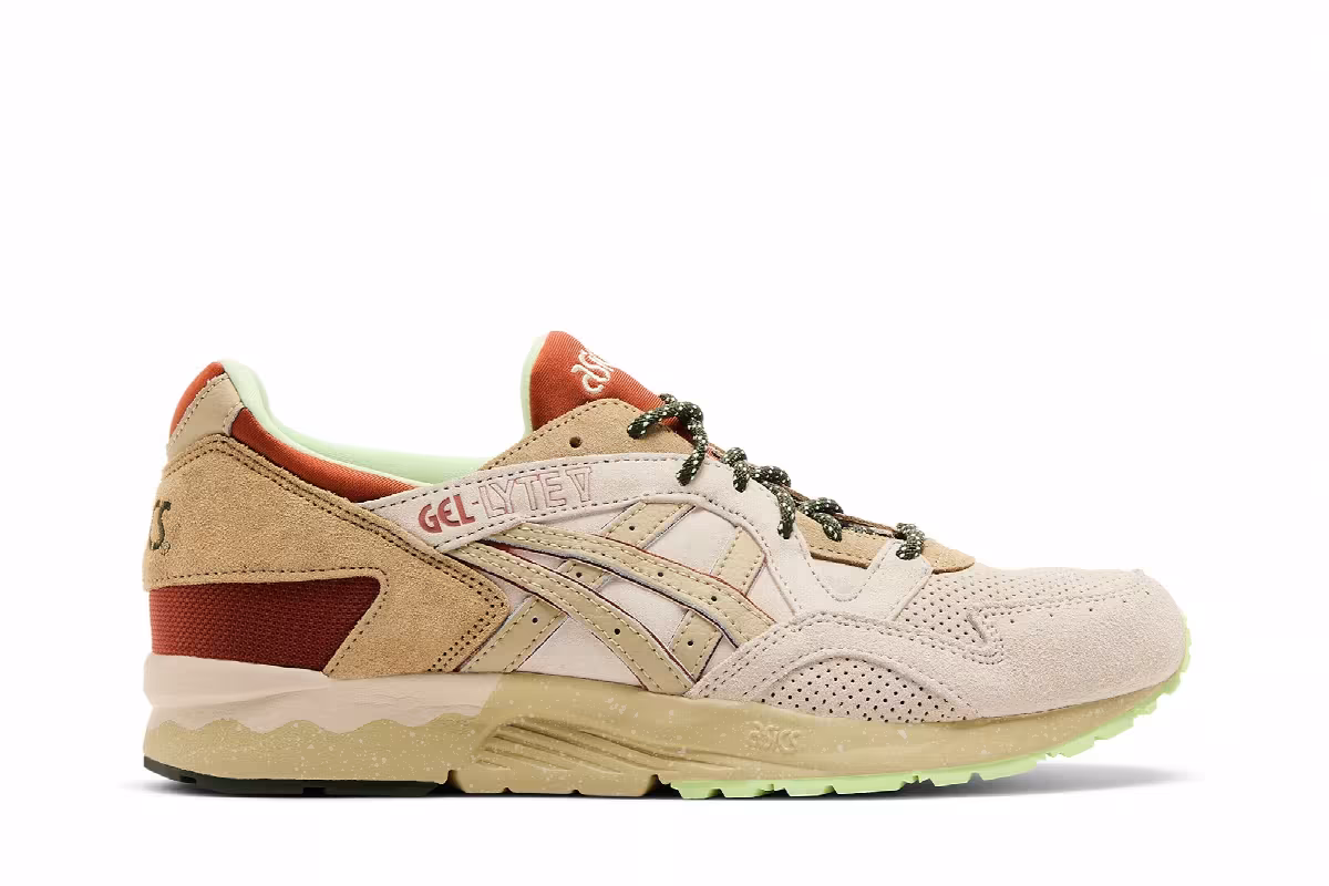 ASICS Gel Lyte 5 Retro Trail Pack - Cream, view 2