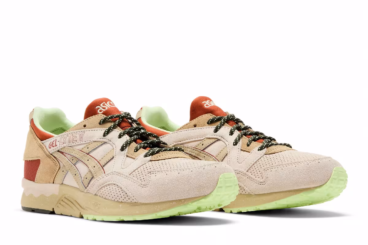 ASICS Gel Lyte 5 Retro Trail Pack - Cream, view 9