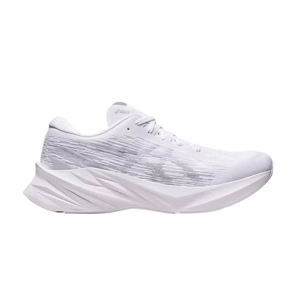 Asics Novablast 3 White Piedmont Grey