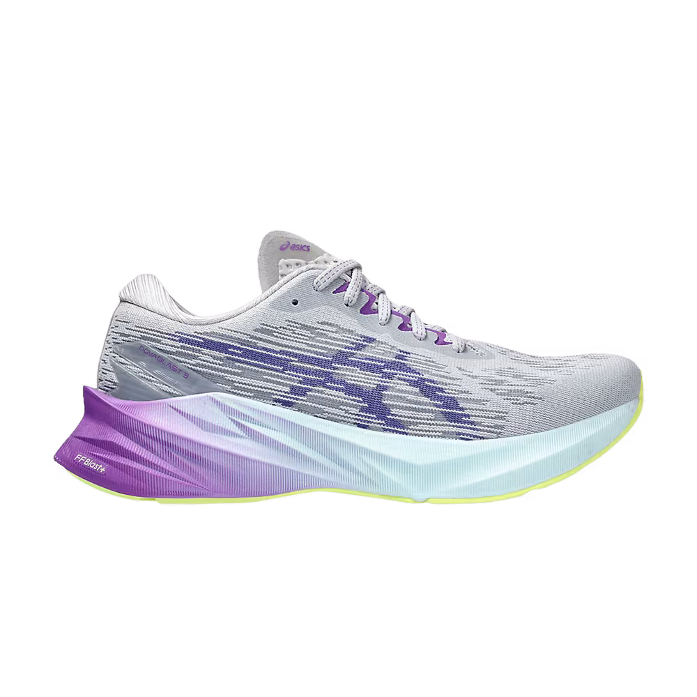 Asics Women's Novablast 3 Piedmont Grey Blue Violet