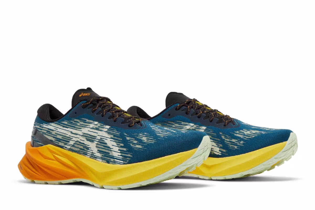 Asics Novablast 3 TR Nature Bathing - Golden Yellow, view 9