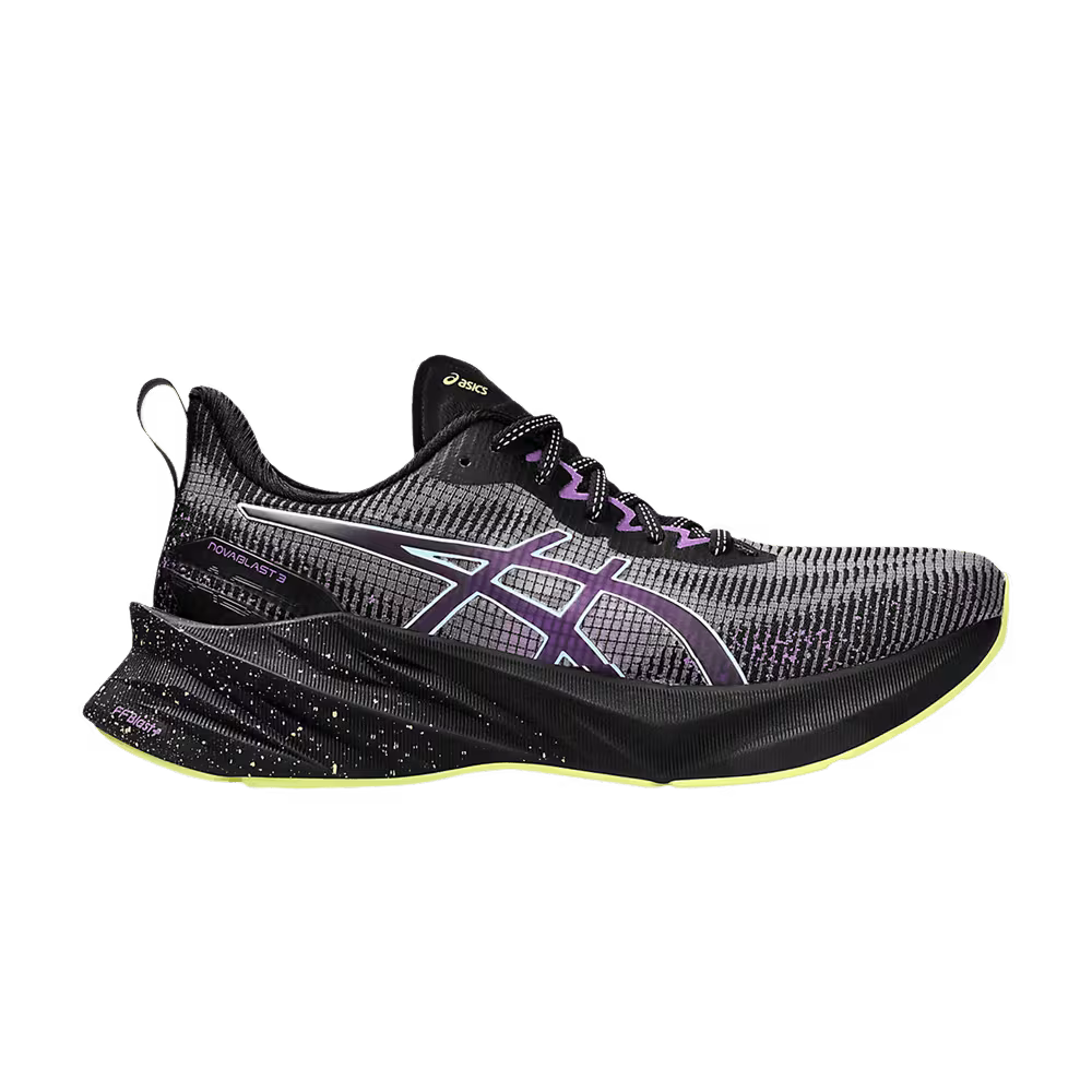 Asics Women's Novablast 3 LE Black Cyber Grape