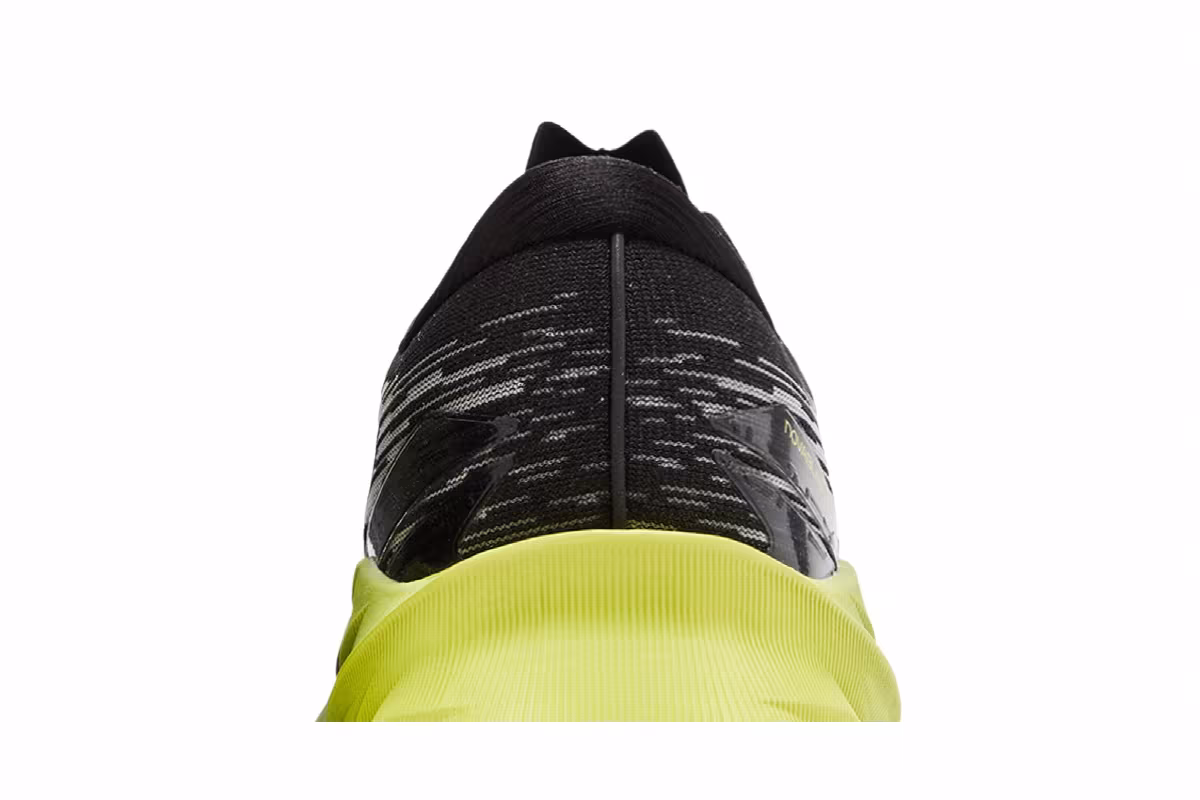 Asics Novablast 3 Black Dried Leaf Green, view 8
