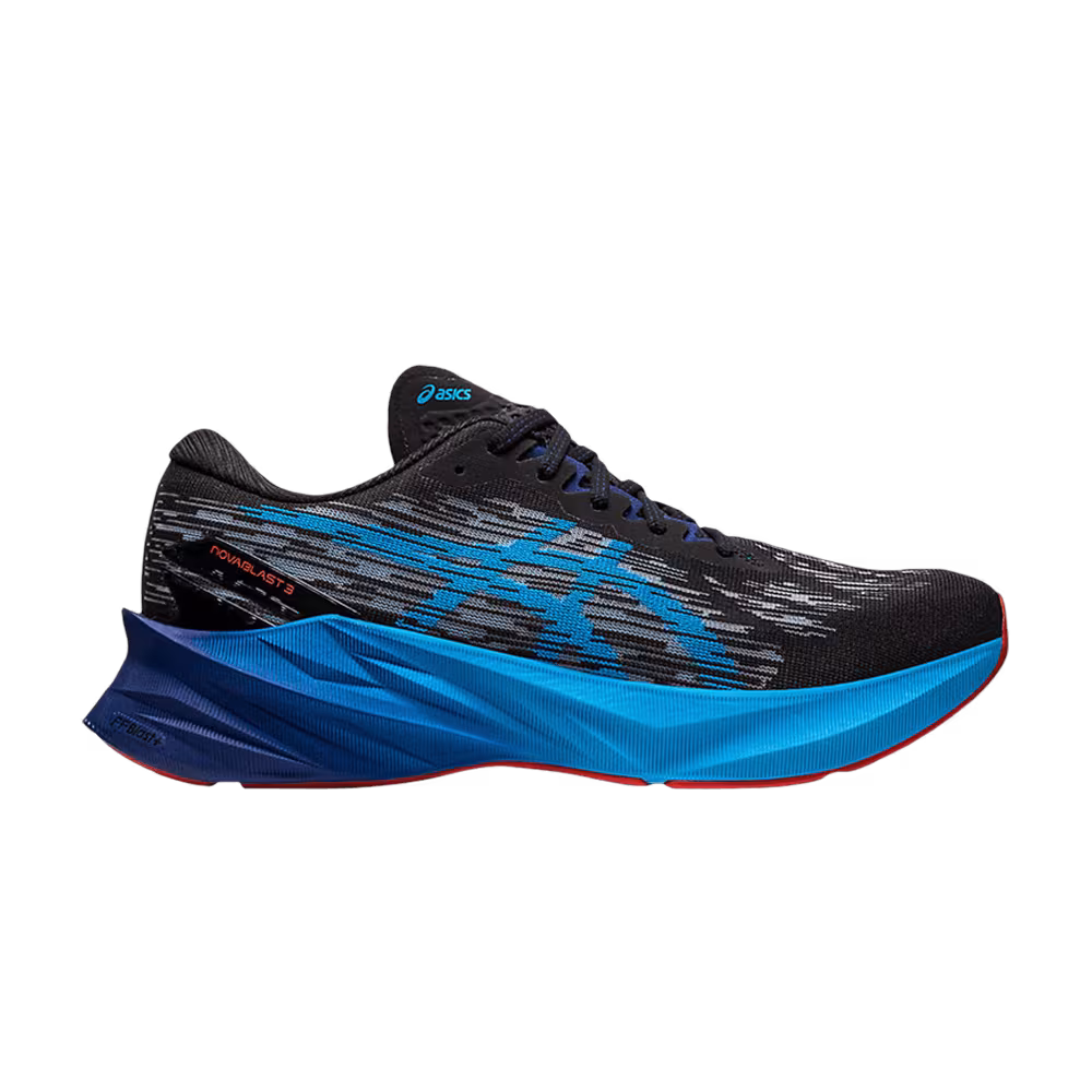 ASICS Novablast 3 Black Island Blue
