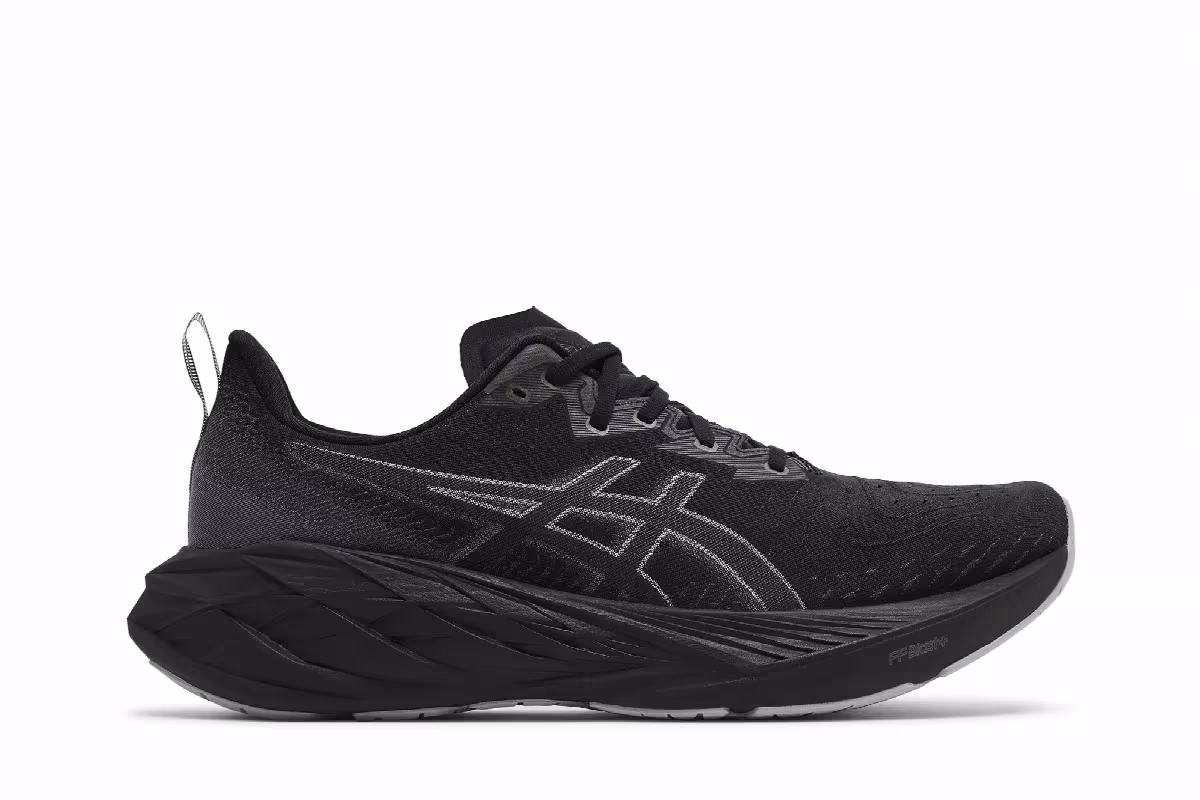 ASICS Novablast 4 Black Graphite Grey, view 2