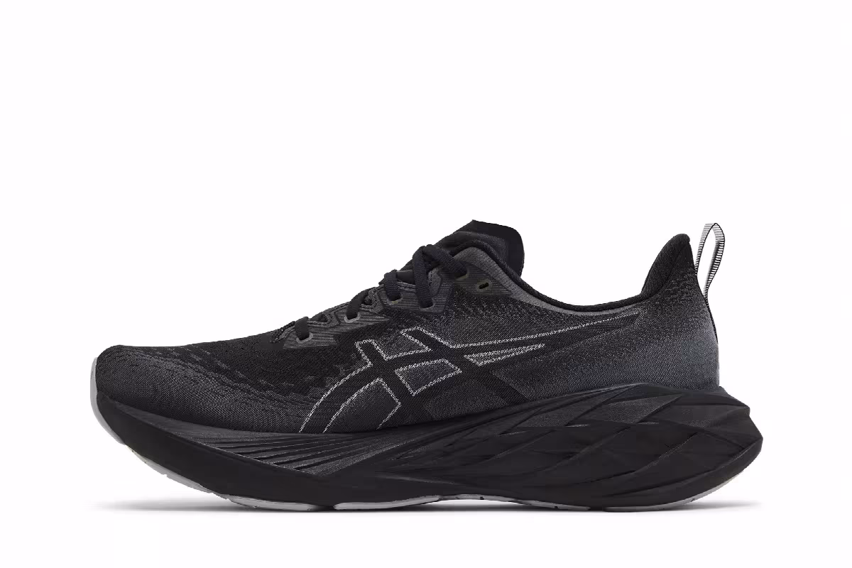 ASICS Novablast 4 Black Graphite Grey, view 4