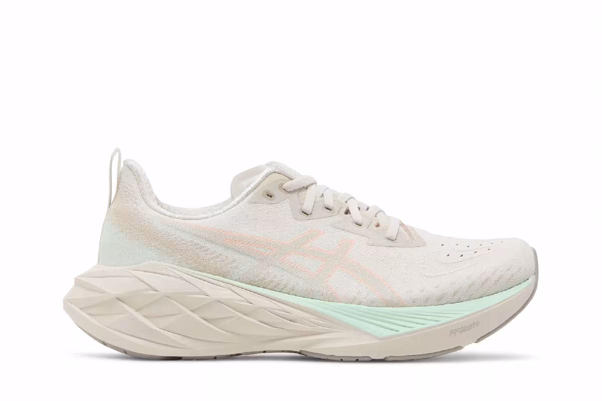 ASICS Women's Novablast 4 Oatmeal Moonrock, view 2