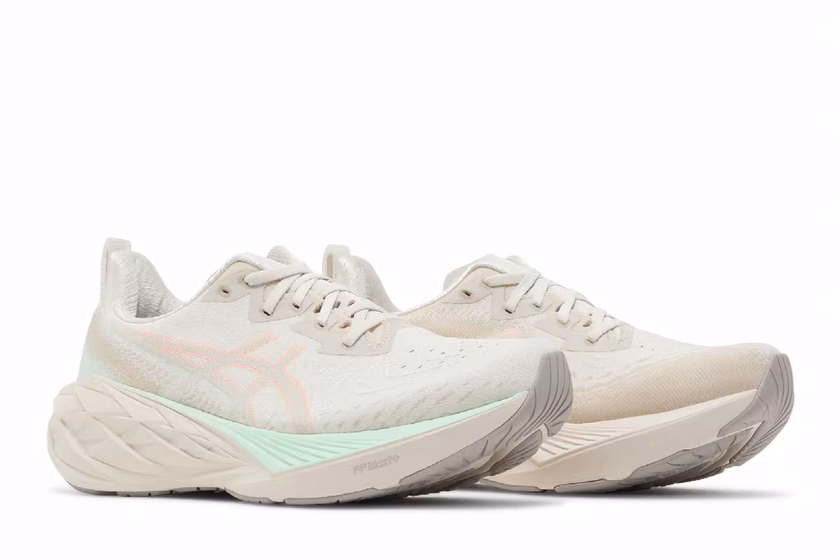 ASICS Women's Novablast 4 Oatmeal Moonrock, view 9