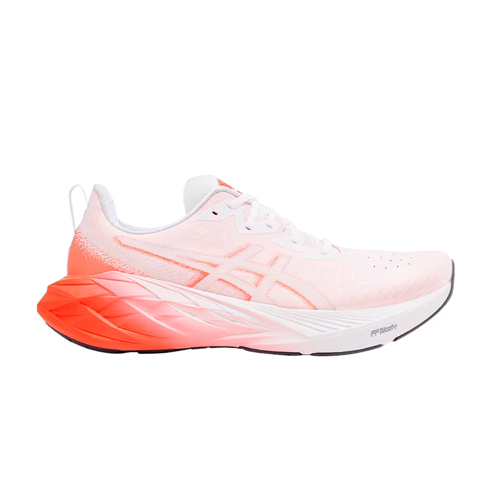 Hakaone Ekiden x ASICS Novablast 4 White Sunrise Red