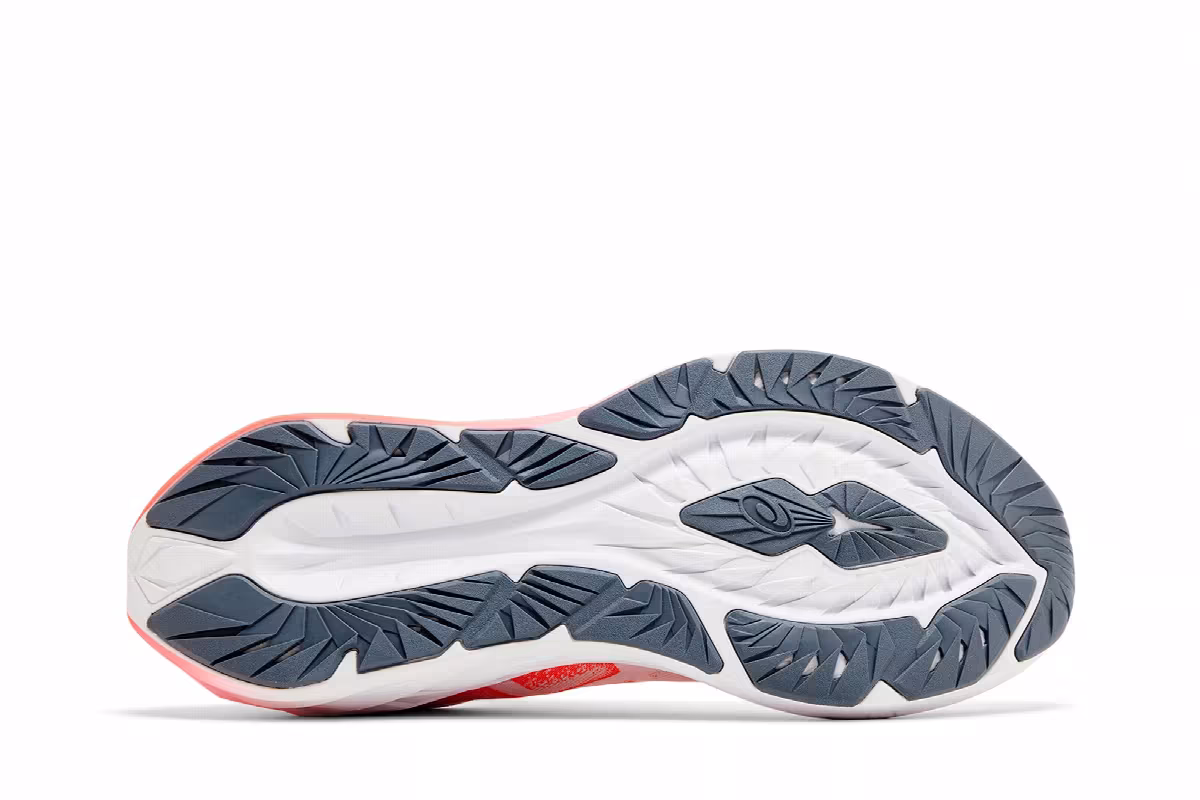 Hakaone Ekiden x ASICS Novablast 4 White Sunrise Red, view 5