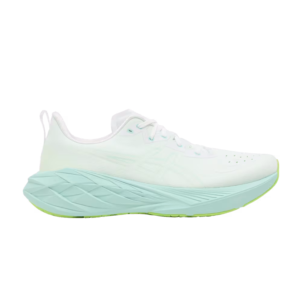 ASICS Novablast 4 White Illuminate Mint