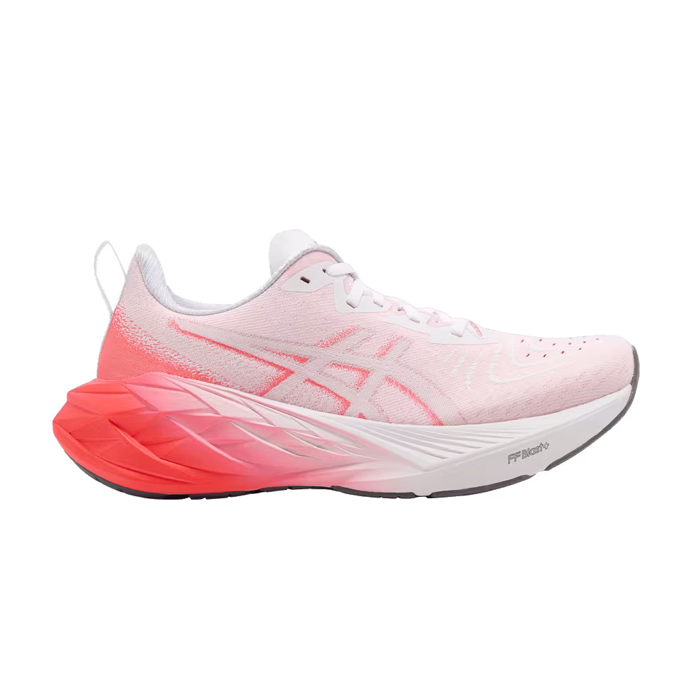 Hakaone Ekiden x ASICS Women's Novablast 4 White Sunrise Red